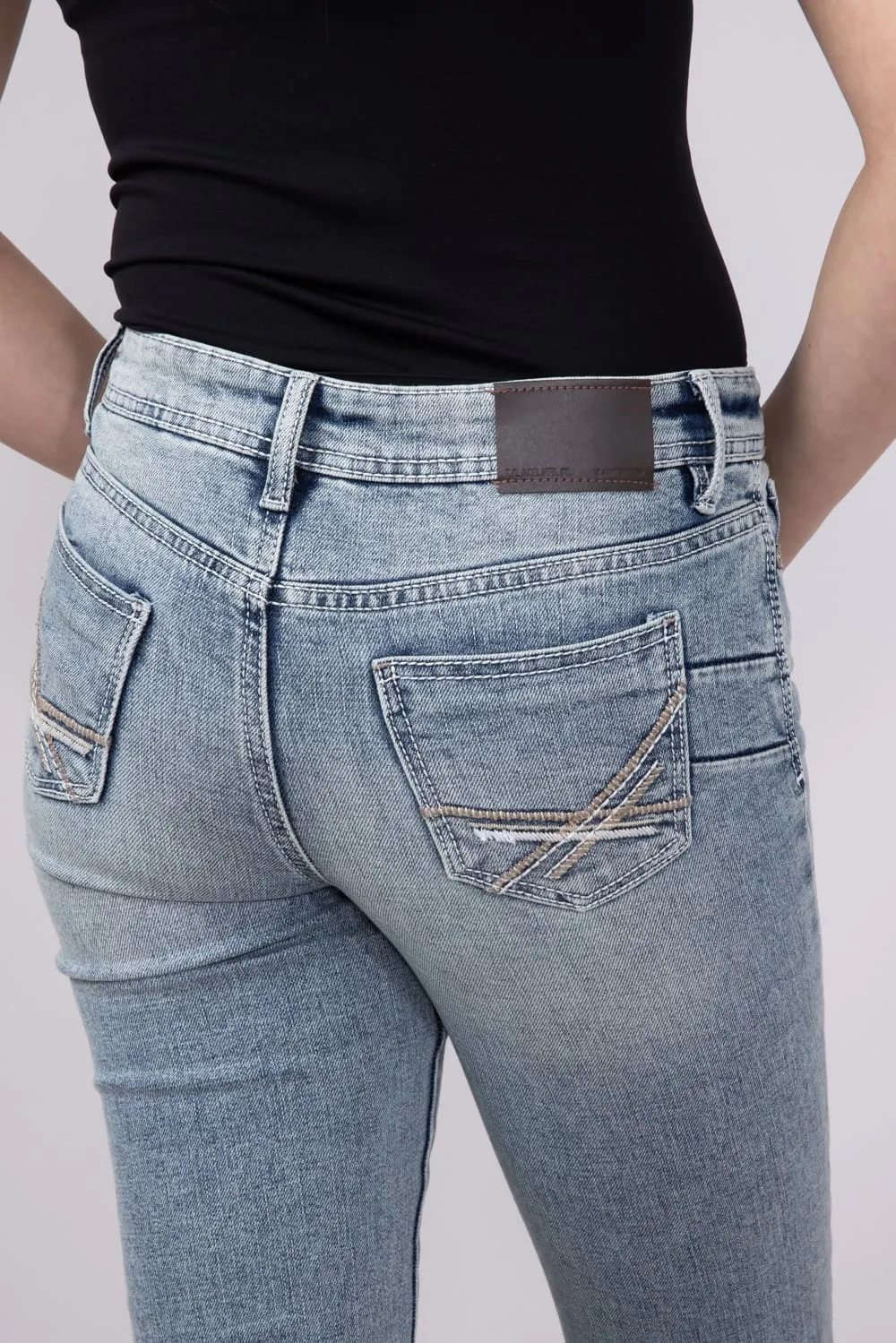 Axel Jeans Girls 7-16 Jolene Slim Bootcut Flare Jeans | AXGB0001