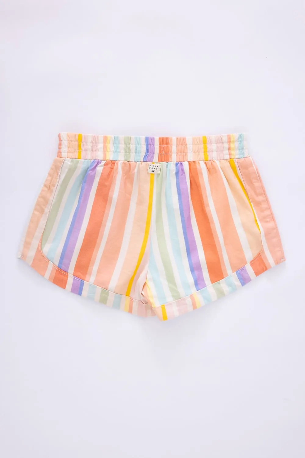 Billabong Youth Mad For You Stripe Elastic Waist Shorts for Girls in Multi | 25BSSIC19S-680