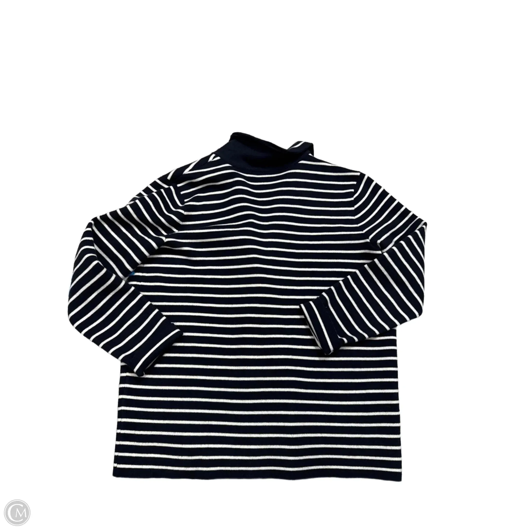 Blazer By Ann Taylor In Striped Pattern, Size: M