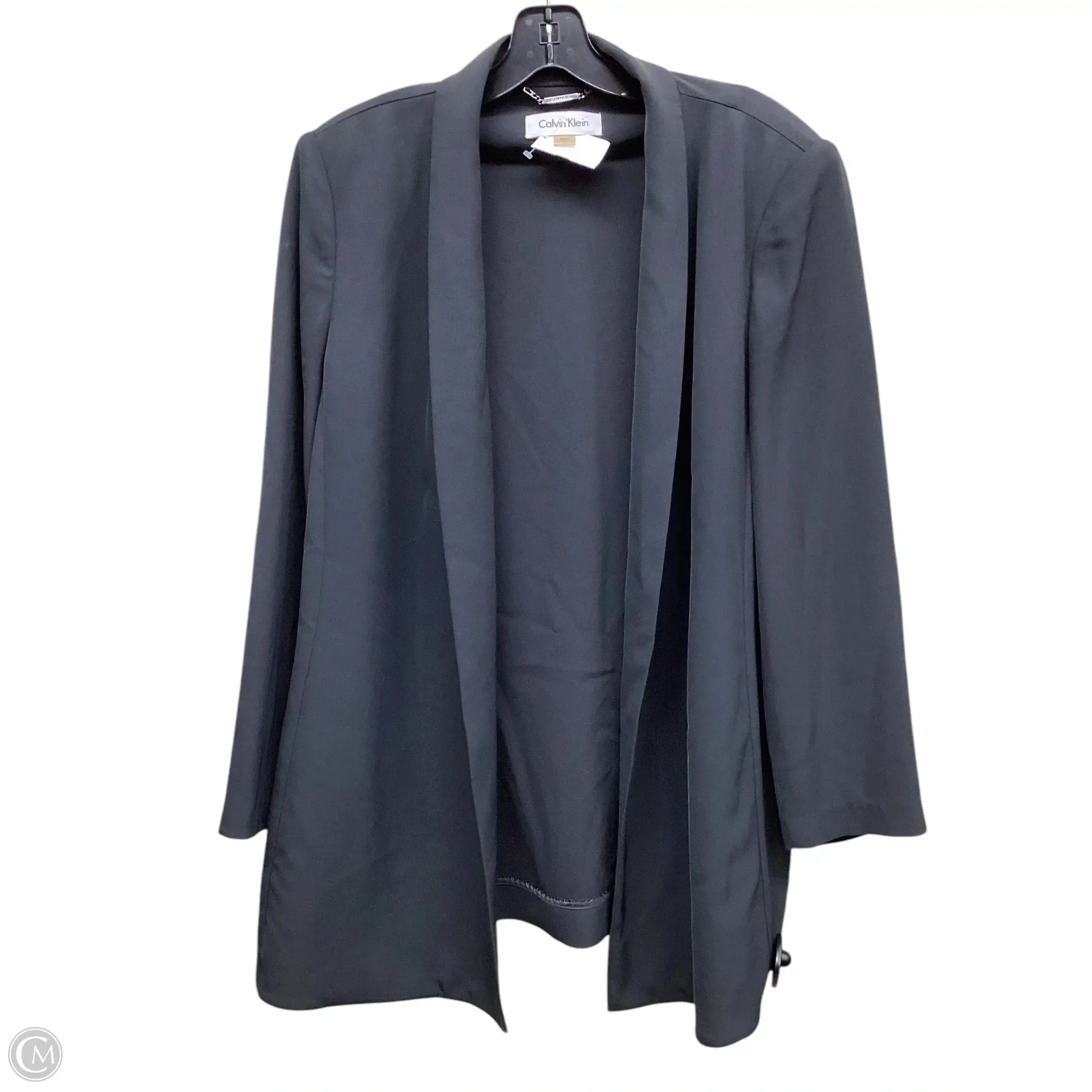 Blazer By Calvin Klein In Grey, Size: L