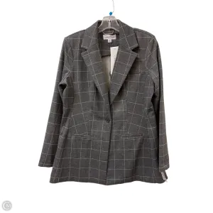 Blazer By Calvin Klein In Grey, Size: M