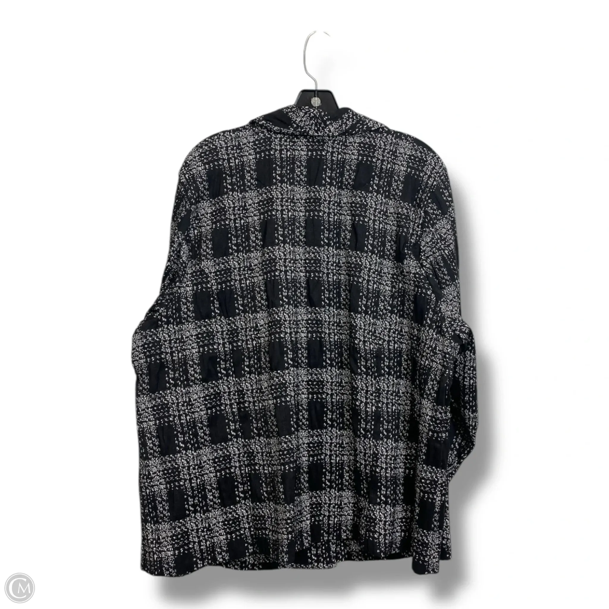 Blazer By Cj Banks In Black & White, Size: 3x