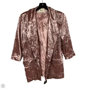 Blazer By Clothes Mentor In Pink, Size: M