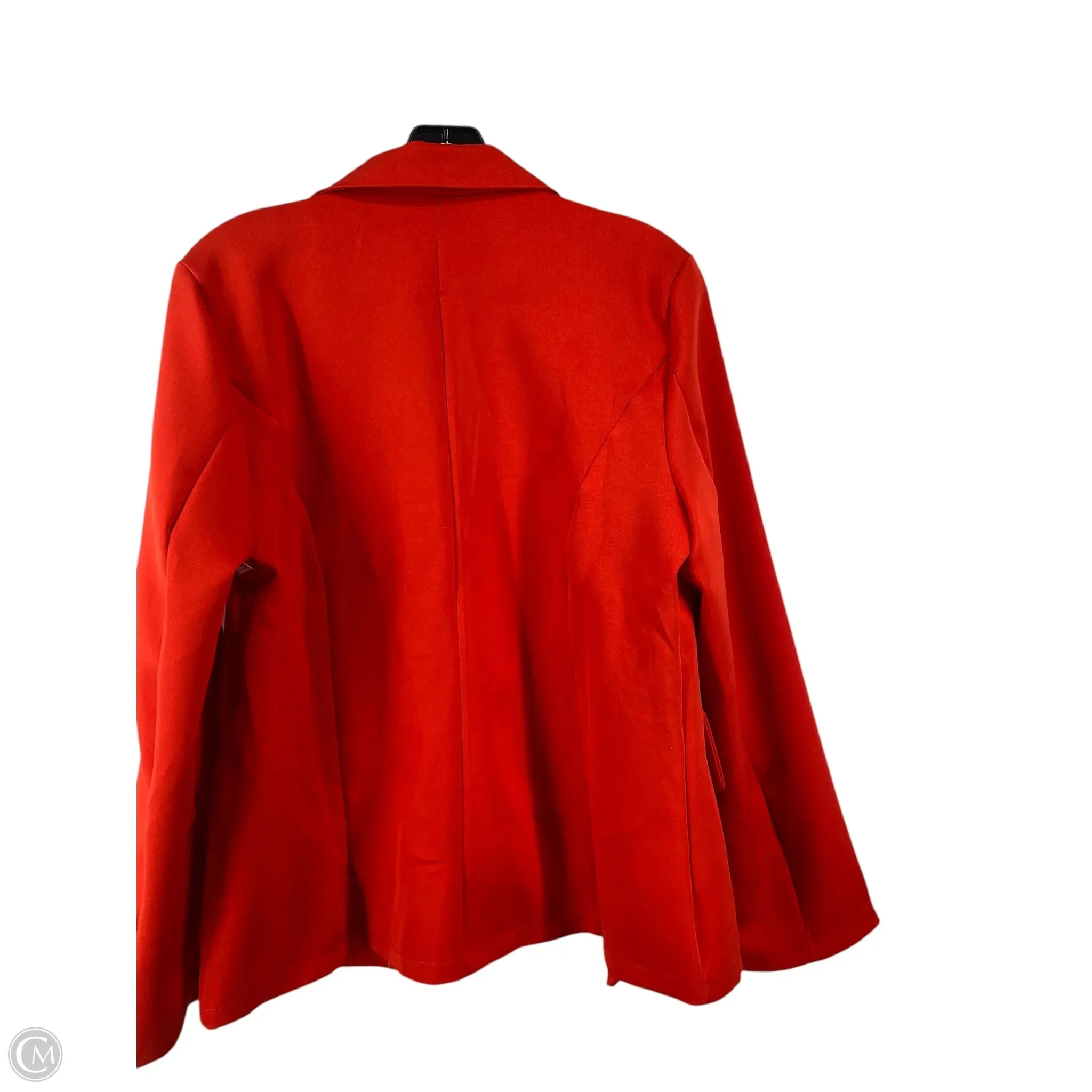 Blazer By Clothes Mentor In Red, Size: M