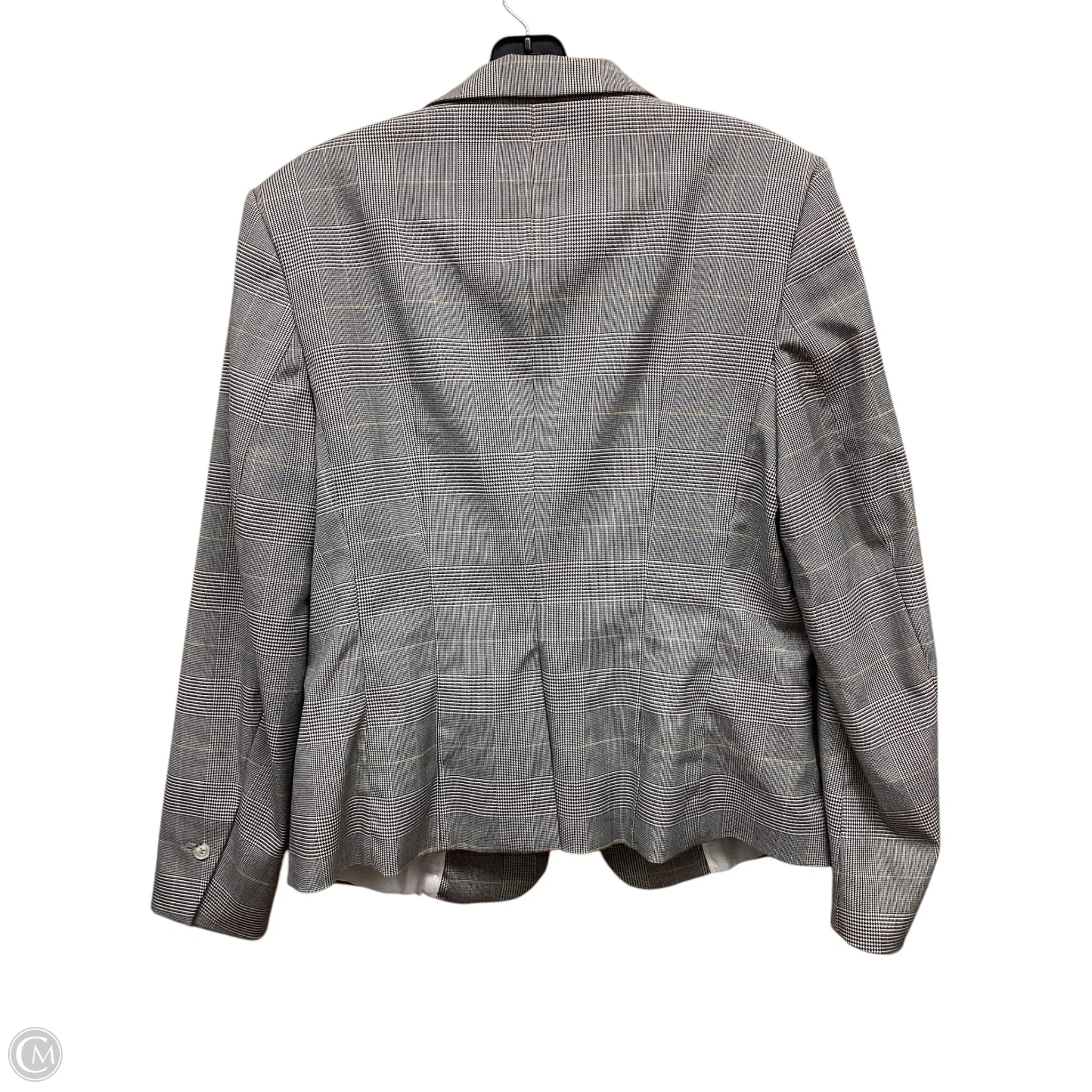 Blazer By H&m In Plaid Pattern, Size: L