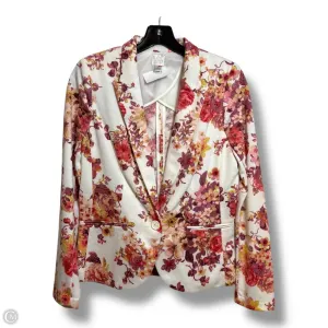 Blazer By Lc Lauren Conrad In Floral Print, Size: 4