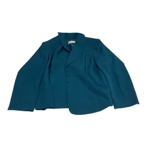 Blazer By Le Suit In Blue, Size: 2x