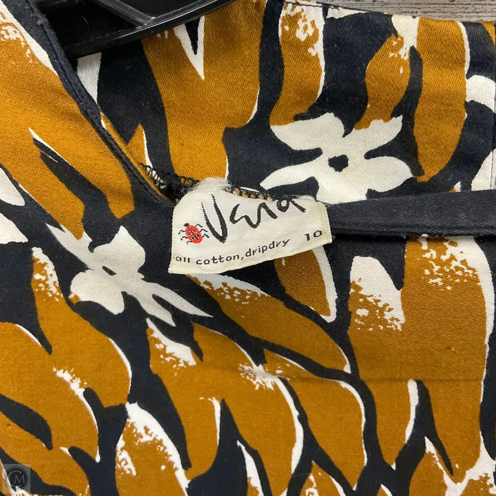 Blouse 3/4 Sleeve By VETRA In Brown, Size: M