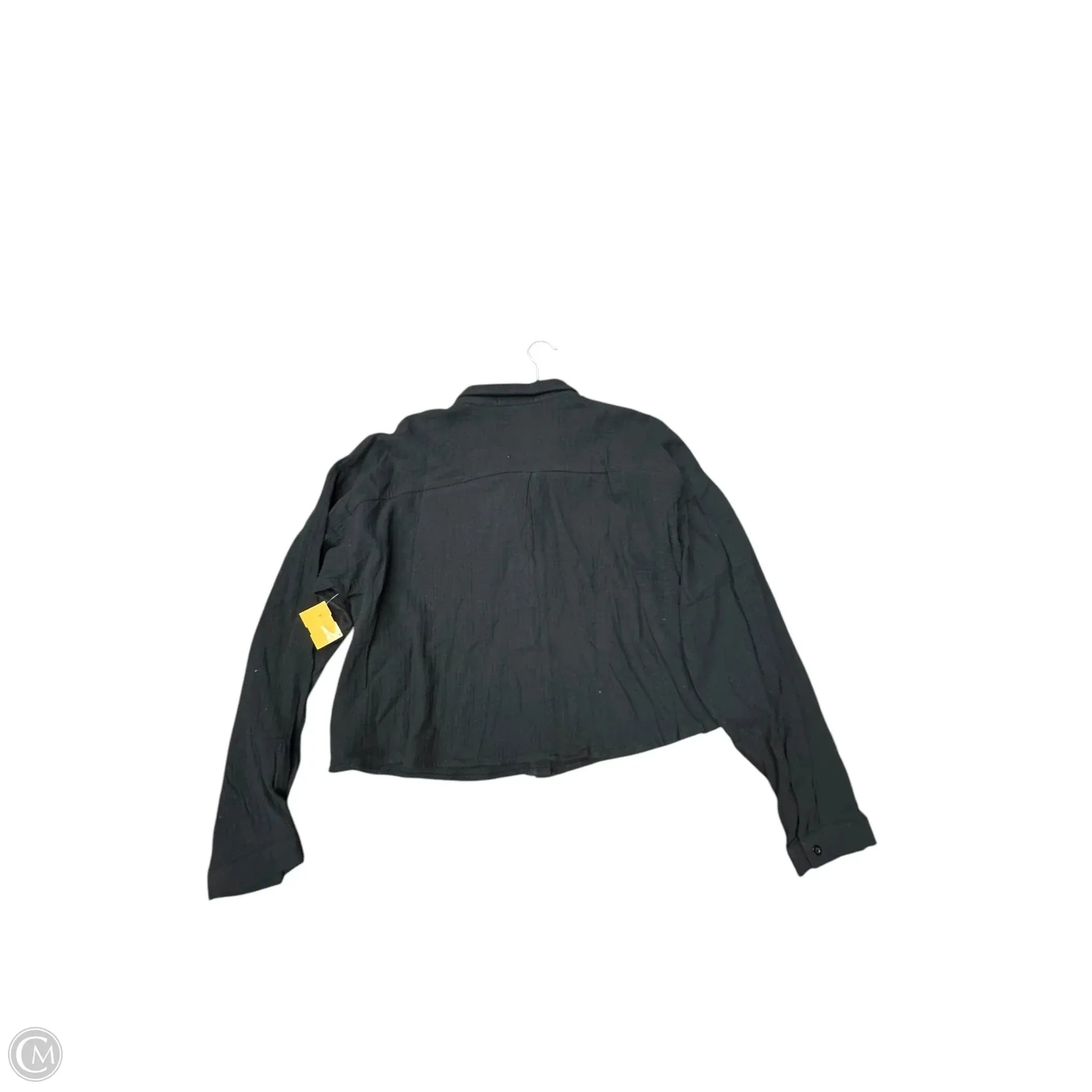 Blouse Long Sleeve By Hyfve In Black, Size: L