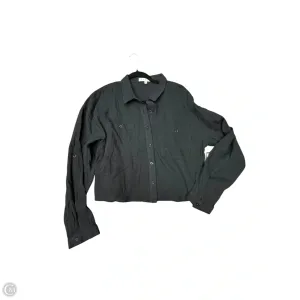 Blouse Long Sleeve By Hyfve In Black, Size: L