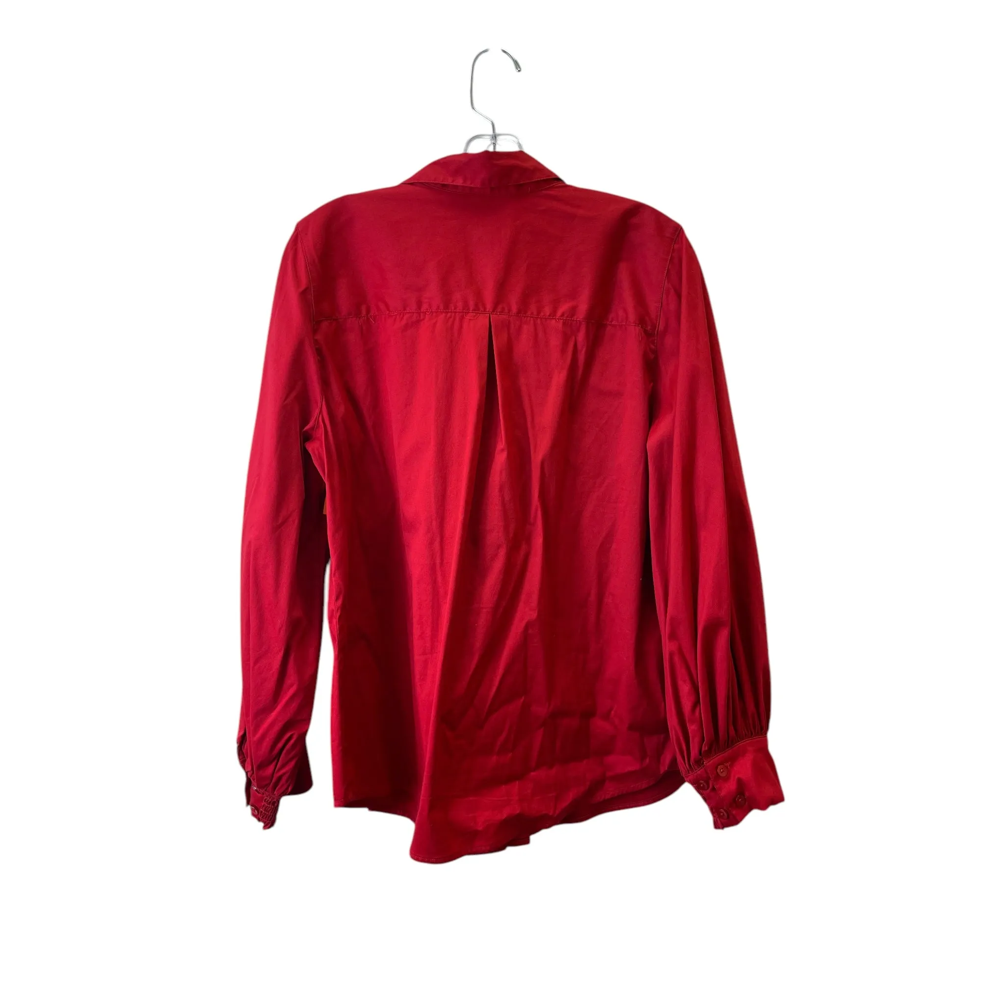 Blouse Ls By Chicos In Red, Size:2