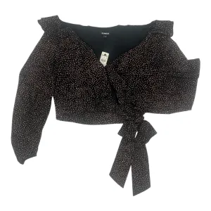 BLOUSE LS by EXPRESS In BLACK, Size: M