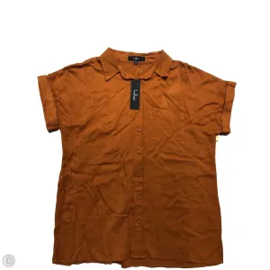 Blouse Short Sleeve By Lulus In Orange, Size: Xs