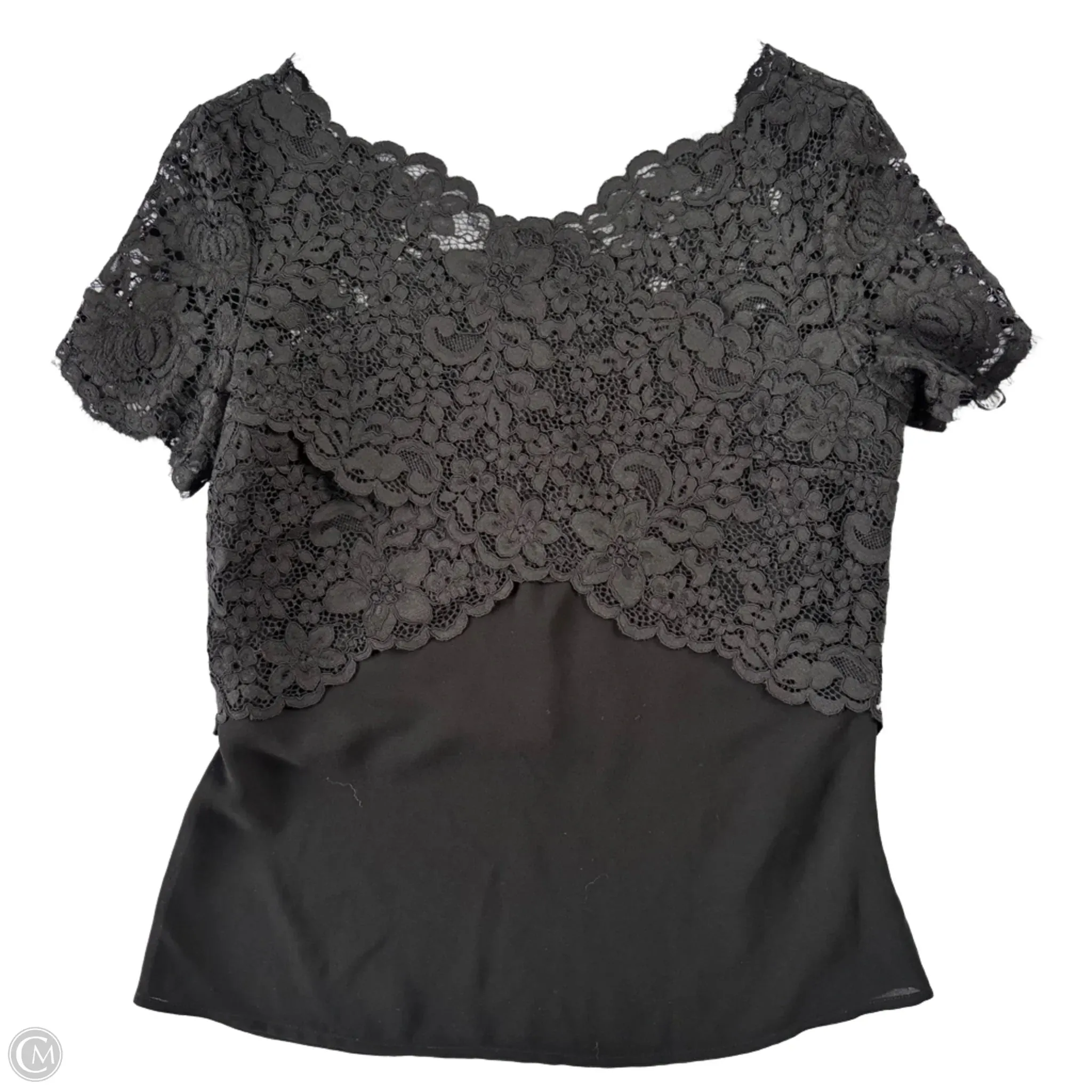 Blouse Short Sleeve By The Koopsies In Black, Size: S