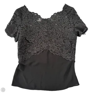Blouse Short Sleeve By The Koopsies In Black, Size: S
