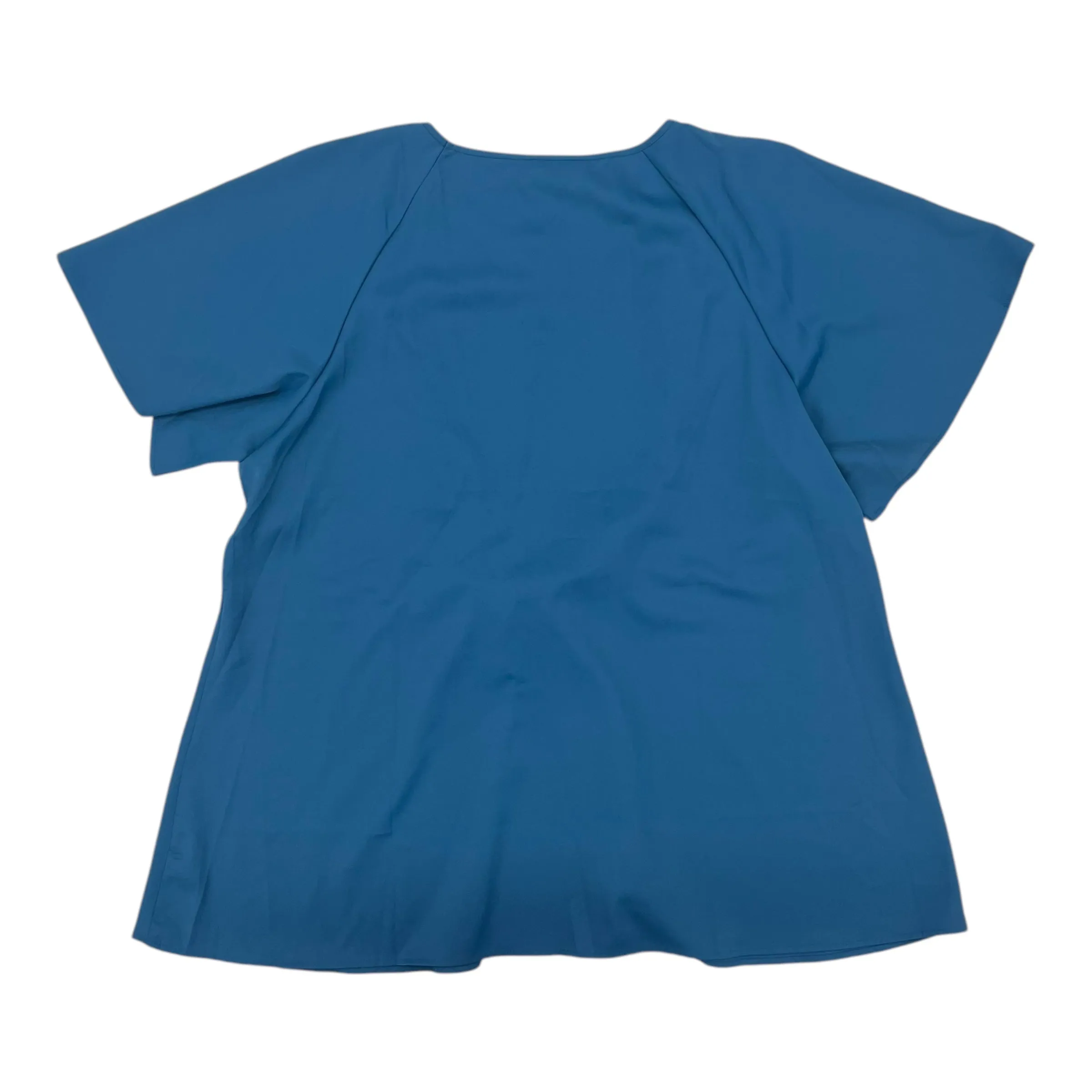 Blouse Ss By Clothes Mentor In Blue, Size:3X