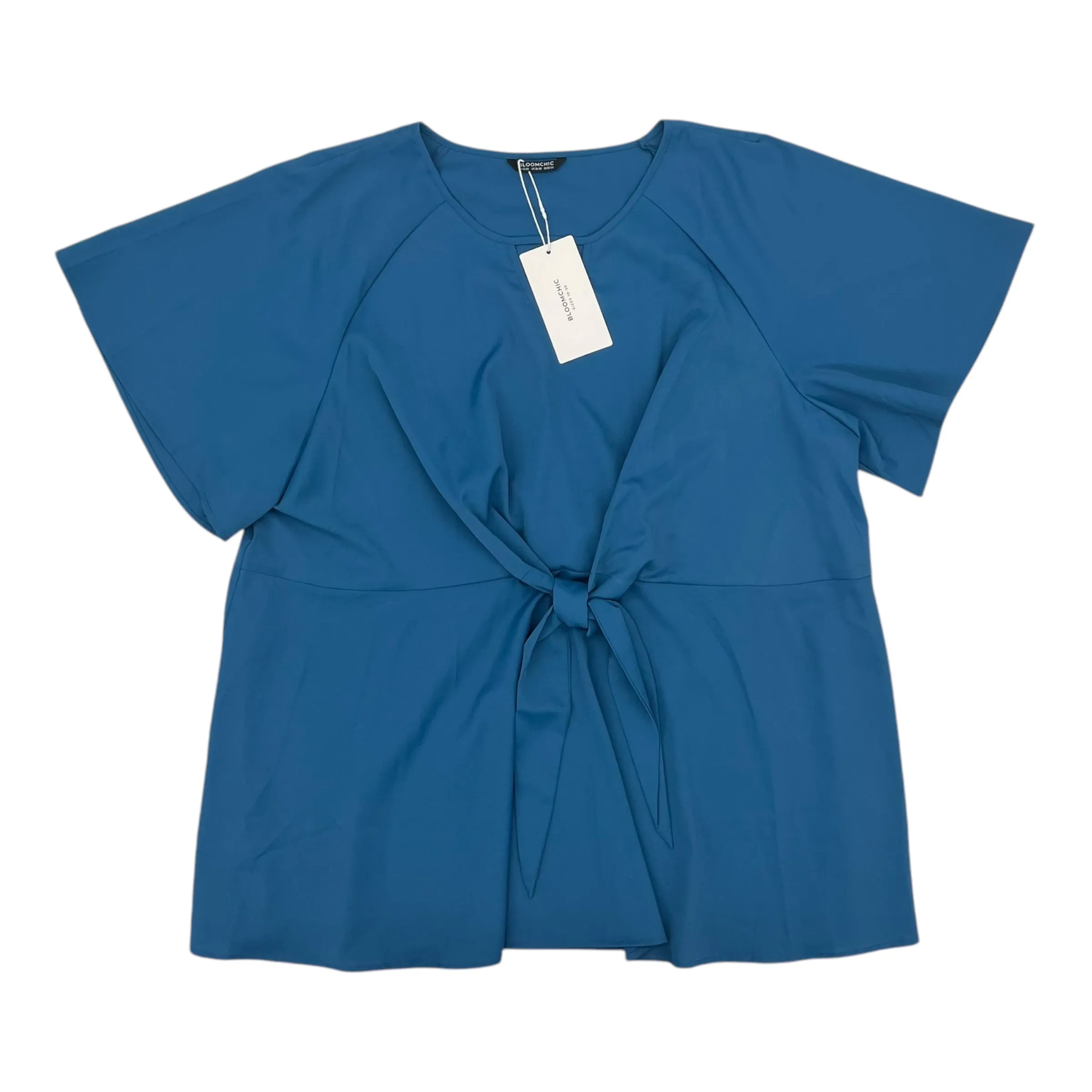 Blouse Ss By Clothes Mentor In Blue, Size:3X