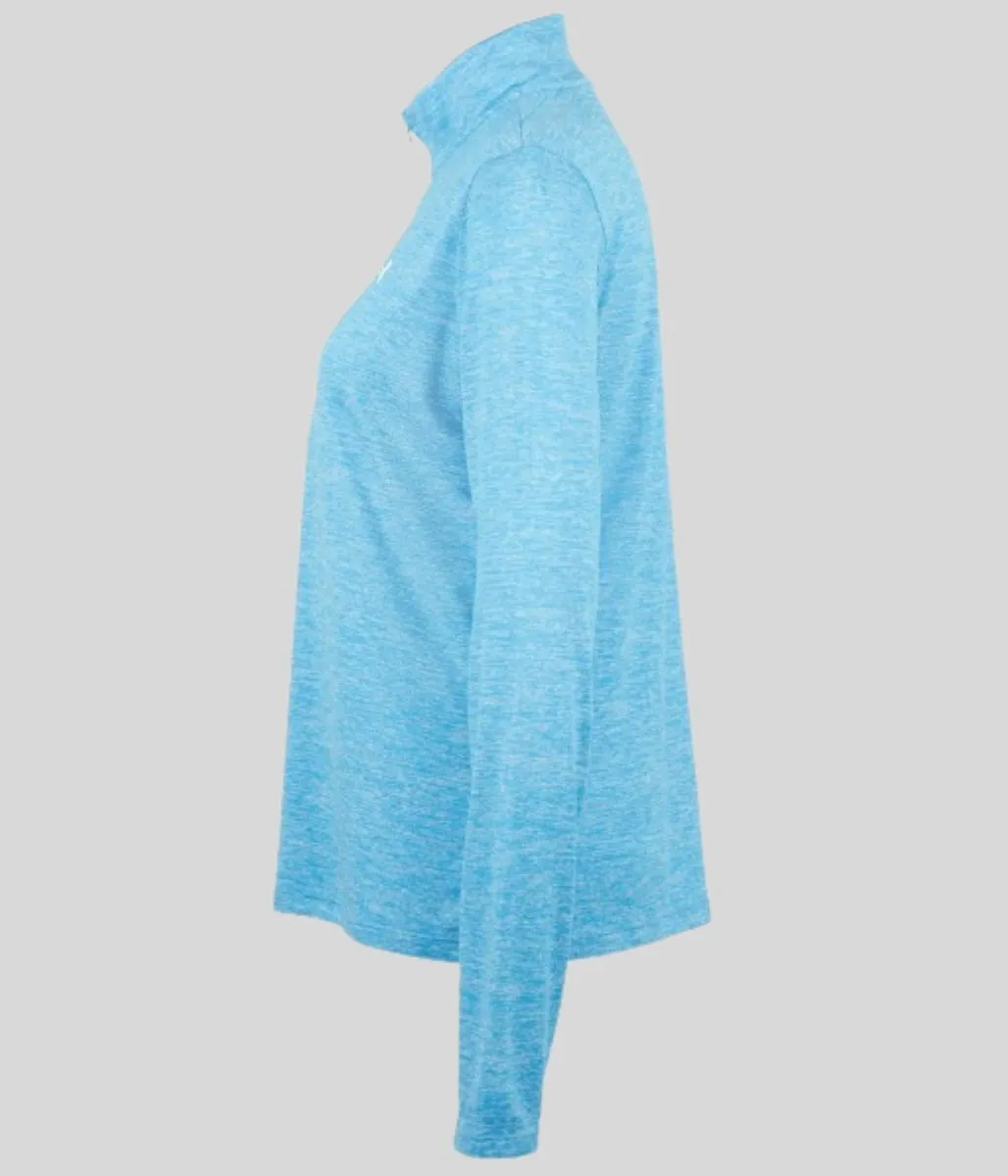 Blue Under Armour 1/2 Zip Tech Top