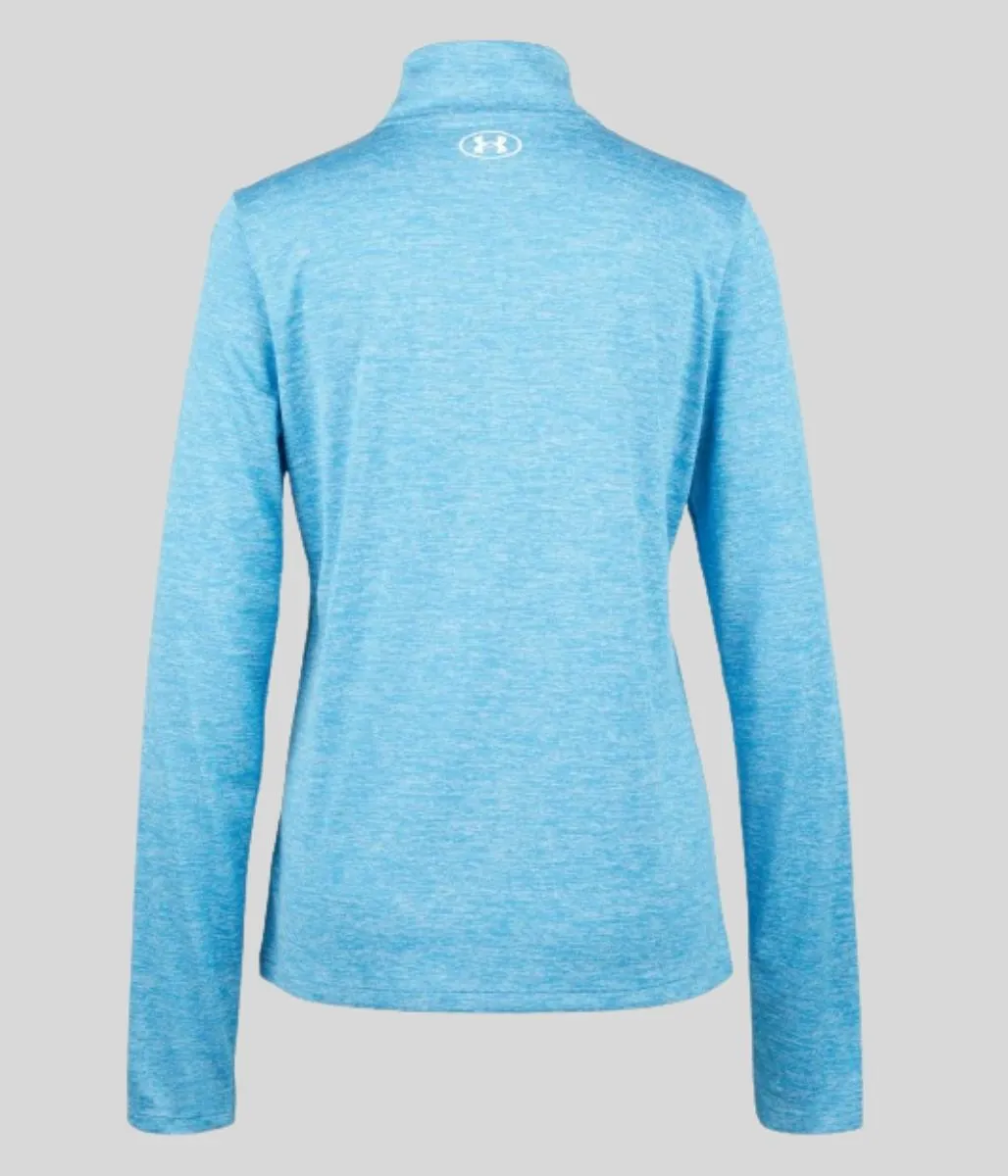 Blue Under Armour 1/2 Zip Tech Top
