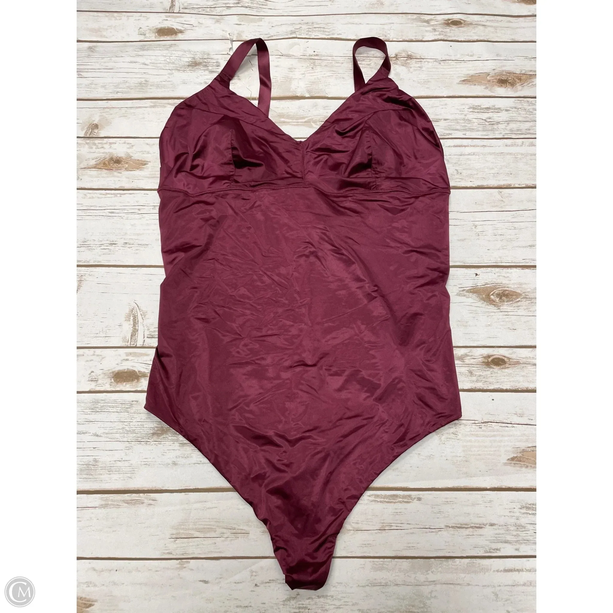 Bodysuit By Spanx In Maroon, Size: 3x