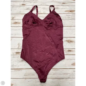 Bodysuit By Spanx In Maroon, Size: 3x