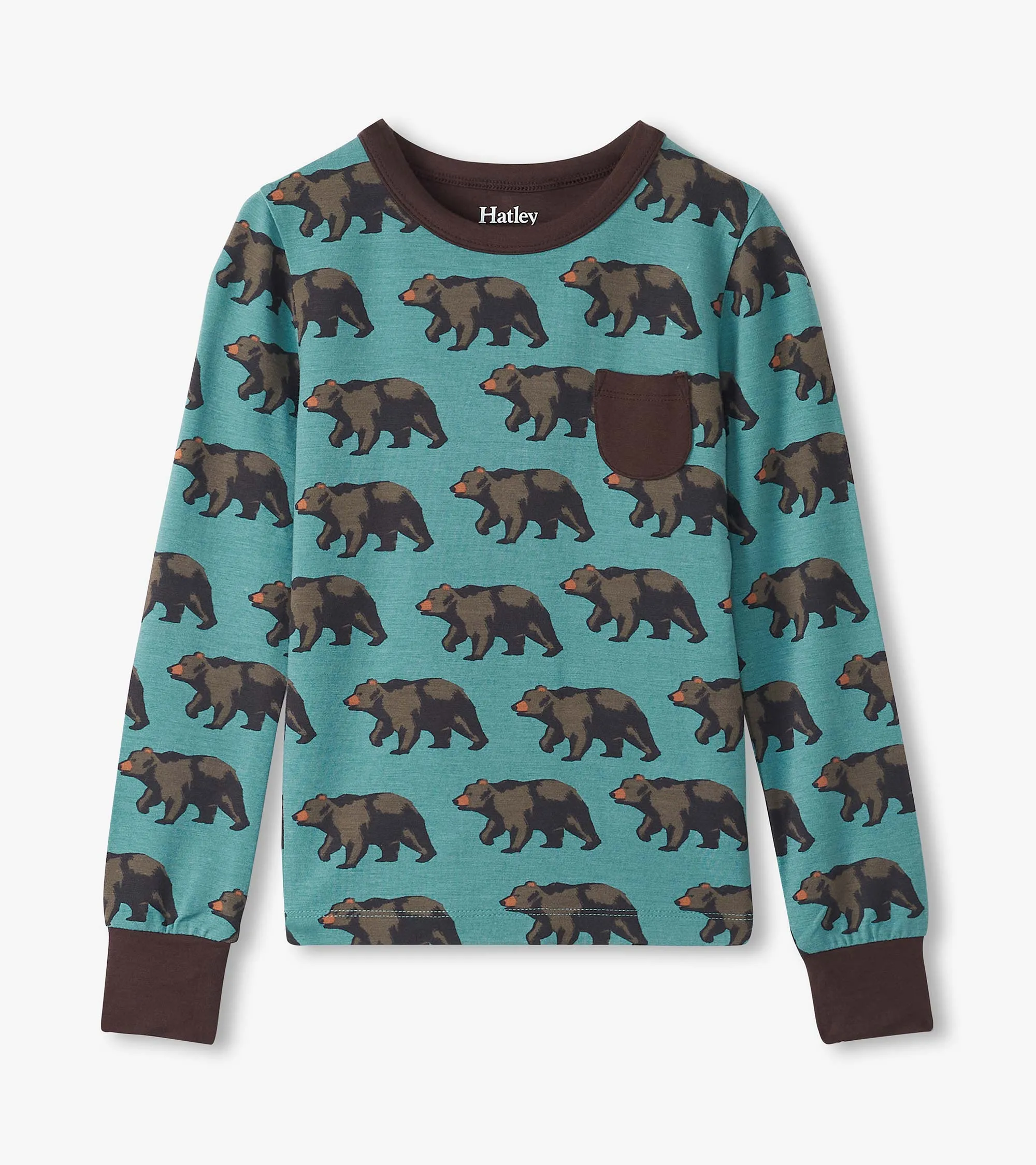 Boys Bears Bamboo Pajama Set -Hatley