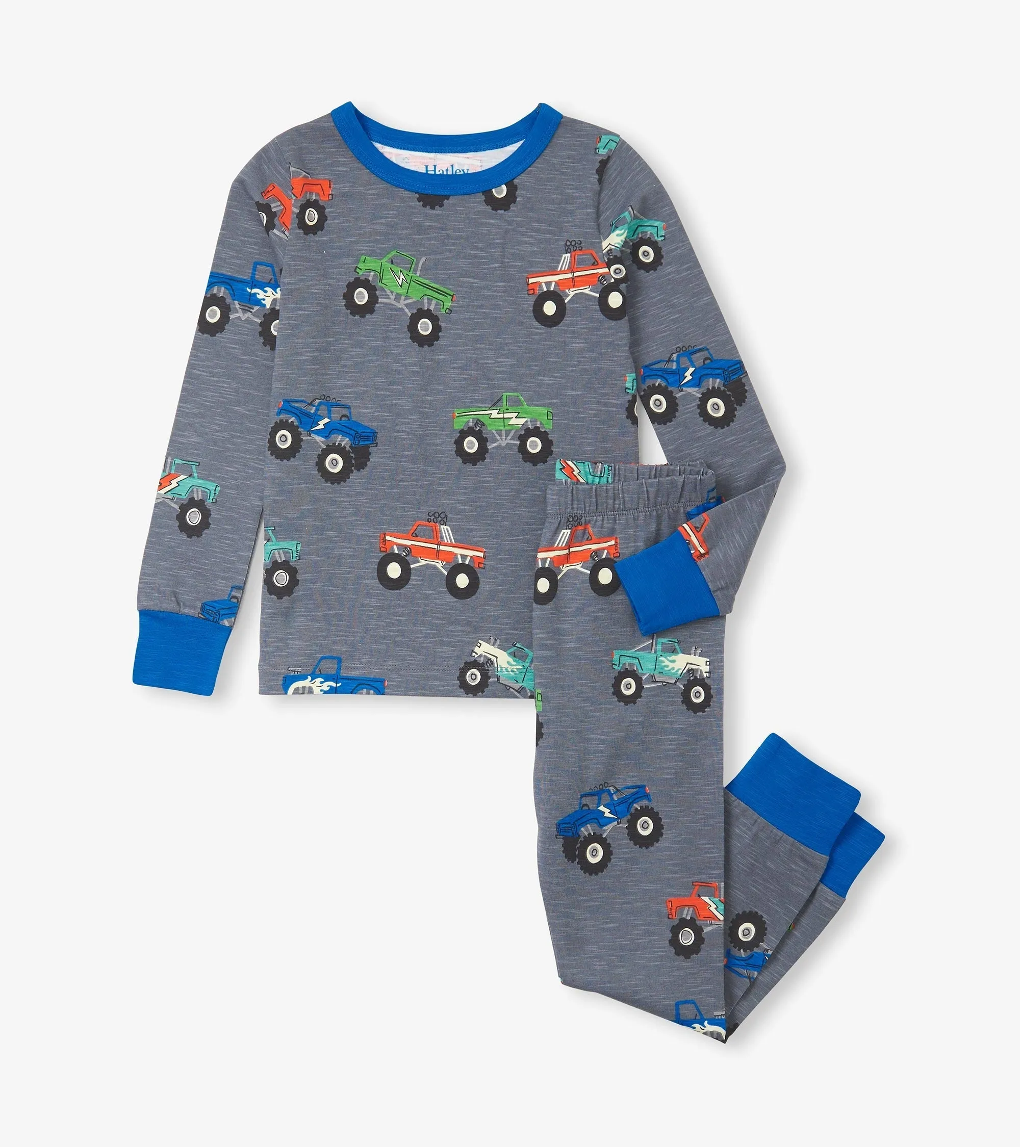 Boys Monster Trucks Pajama Set -Hatley