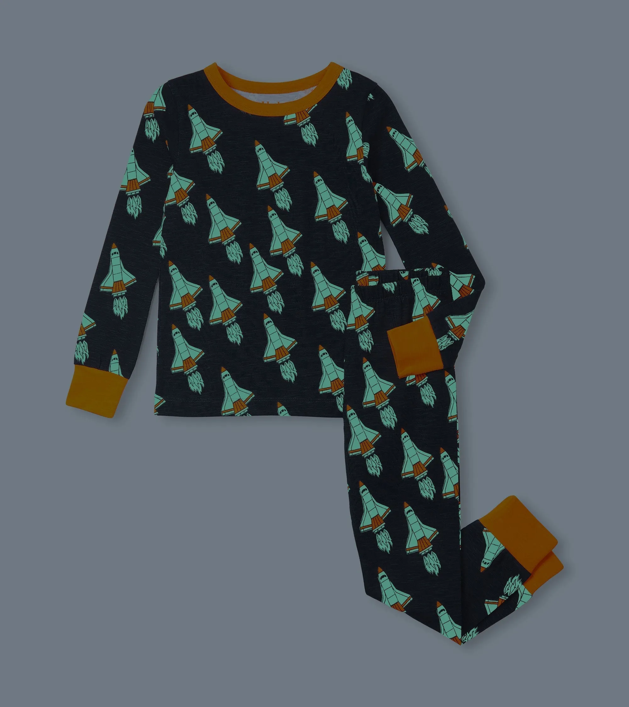Boys Space Shuttles Pajama Set -Hatley