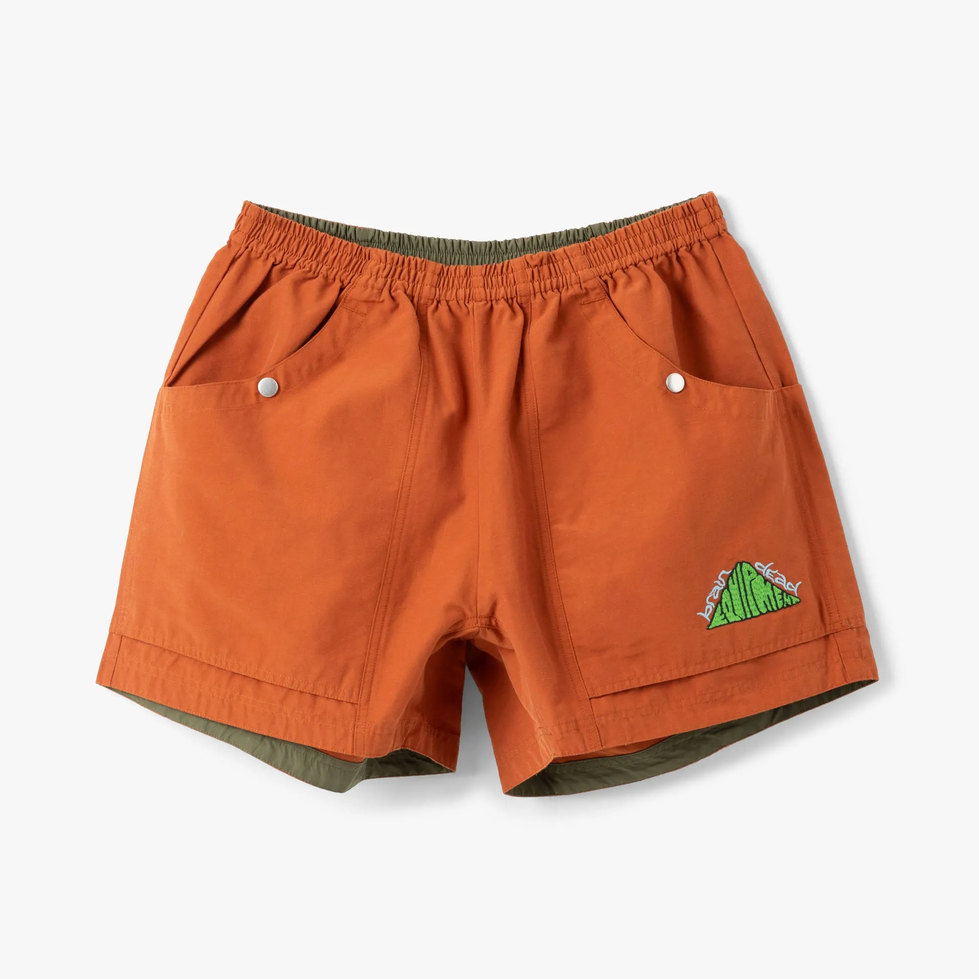 Brain Dead x All Rise Cotton Nylon Utility Short / Orange