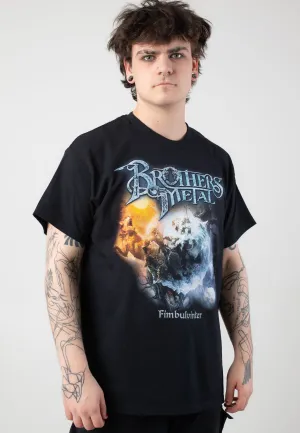 Brothers Of Metal - Fimbulvinter Cover - T-Shirt