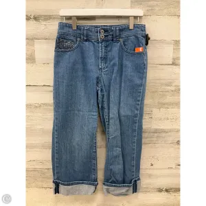 Capris By Chicos In Blue Denim, Size: 6