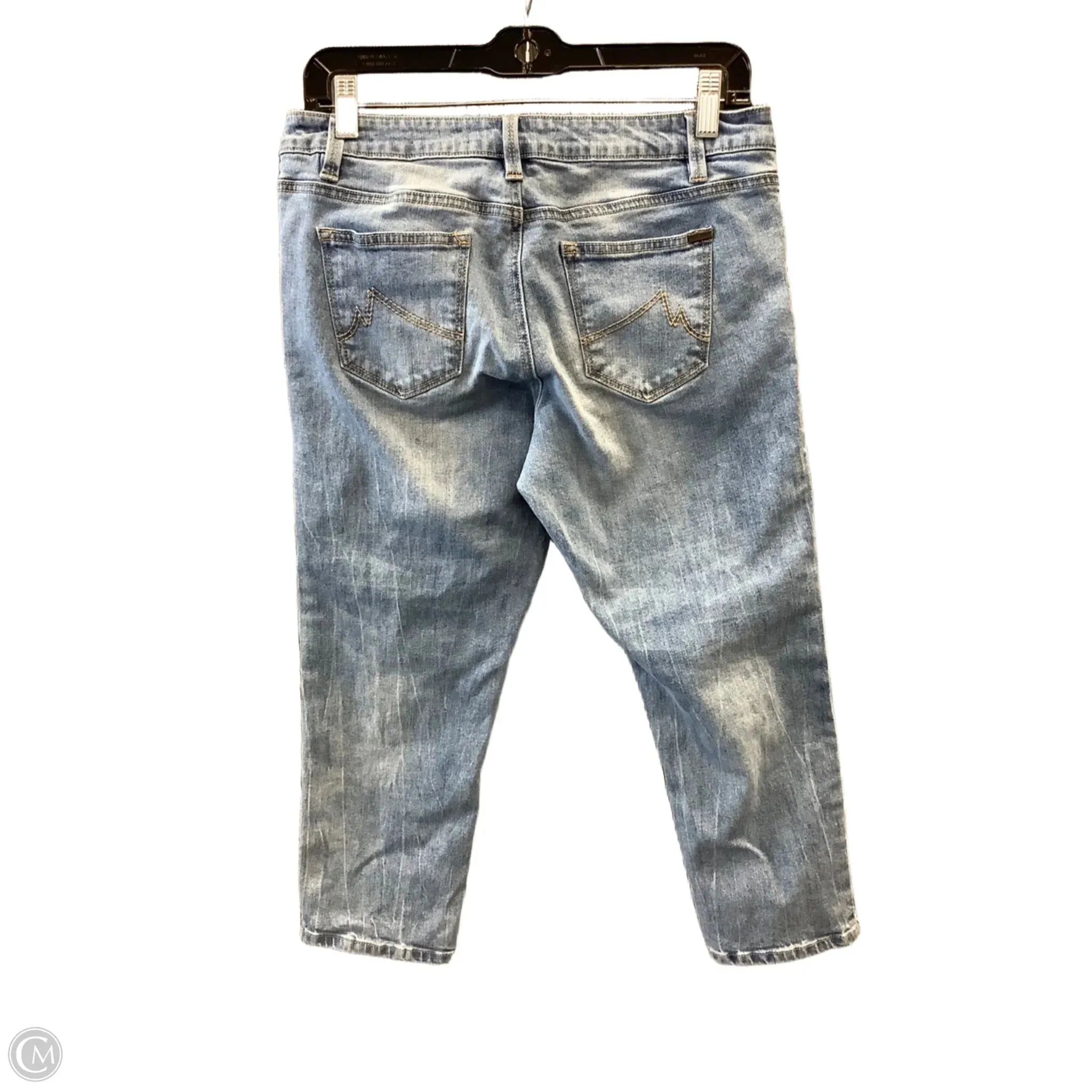 Capris By Max Jeans In Blue Denim, Size: 8