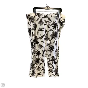 Capris By Susan Graver In Black & White, Size: 14