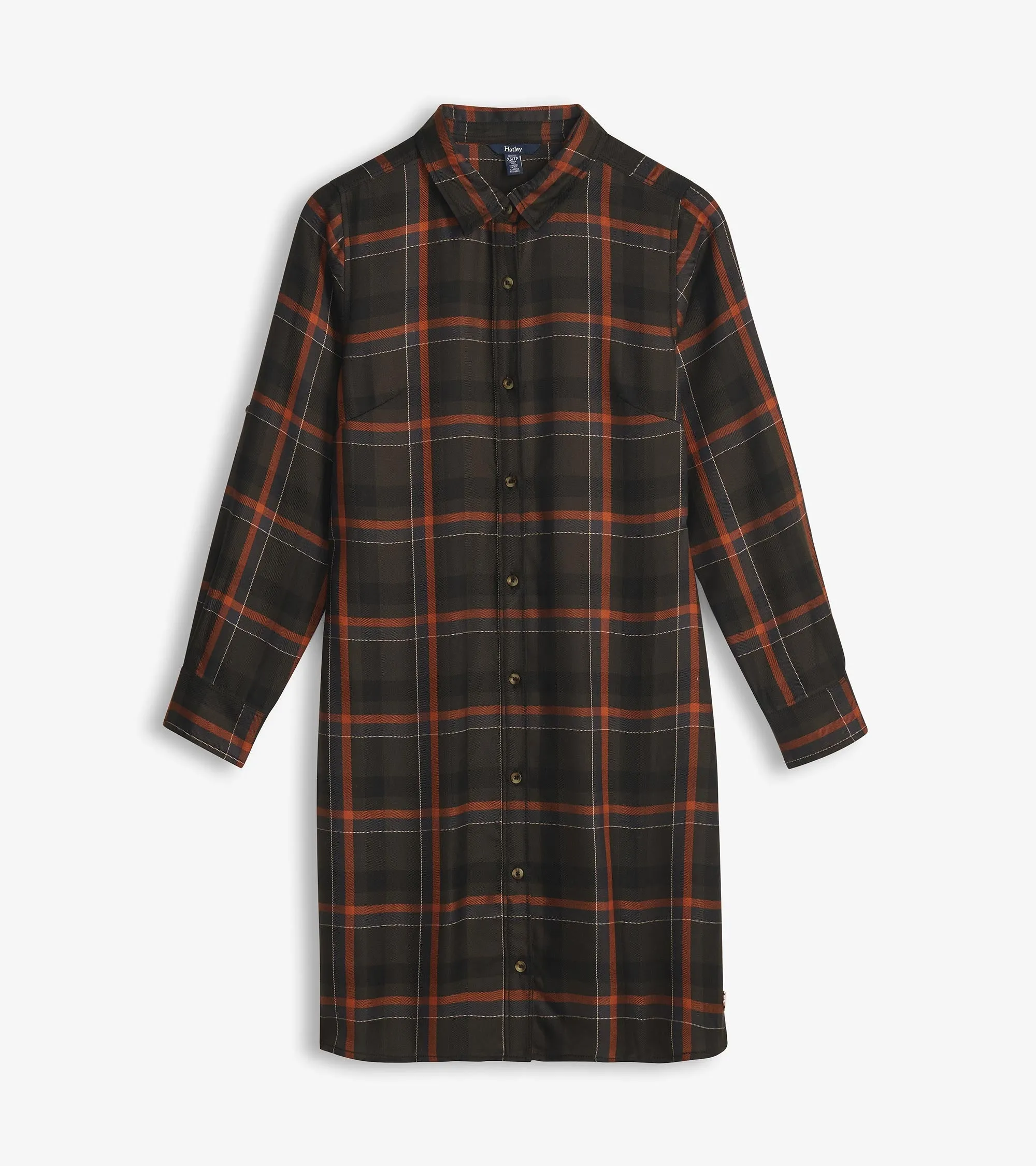 Cara Shirt Dress - Autumn Plaid -Hatley