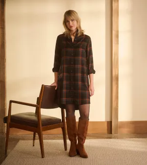 Cara Shirt Dress - Autumn Plaid -Hatley