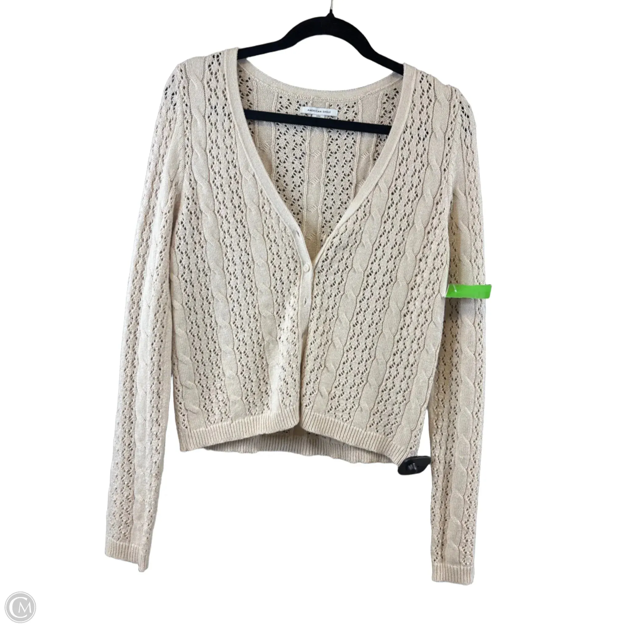 Cardigan By American Eagle In Beige, Size: L