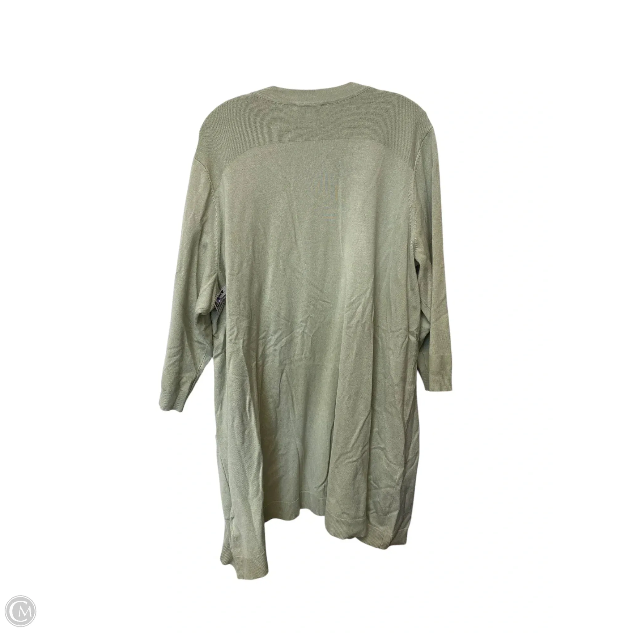 Cardigan By Belle By Kim Gravel In Green, Size: 2x