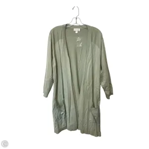 Cardigan By Belle By Kim Gravel In Green, Size: 2x
