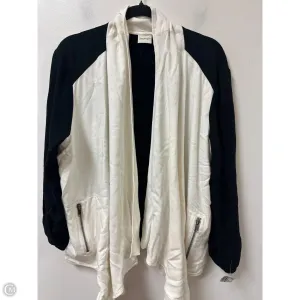 Cardigan By Chicos In Black & White, Size: Xl
