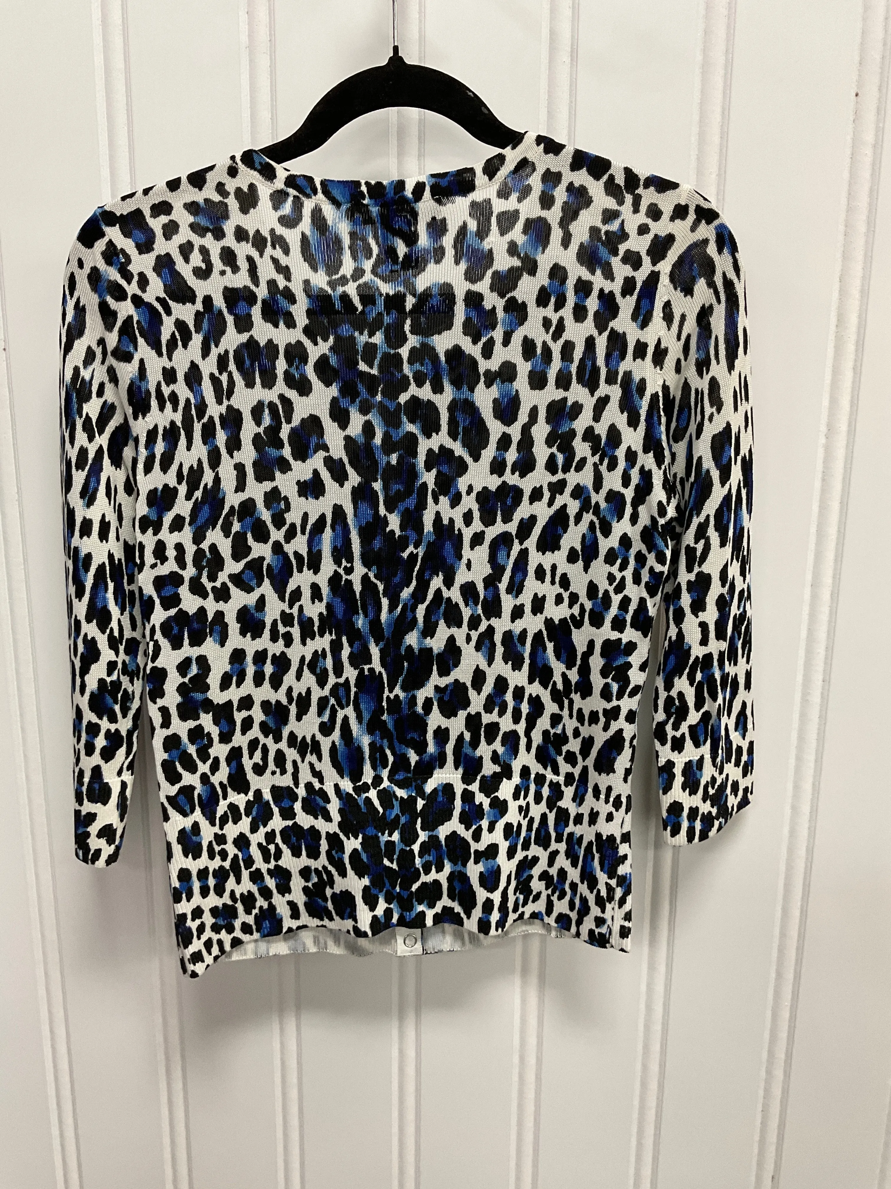 Cardigan By White House Black Market In Leopard Print, Size:S