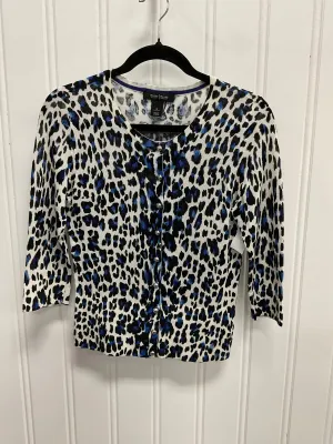 Cardigan By White House Black Market In Leopard Print, Size:S