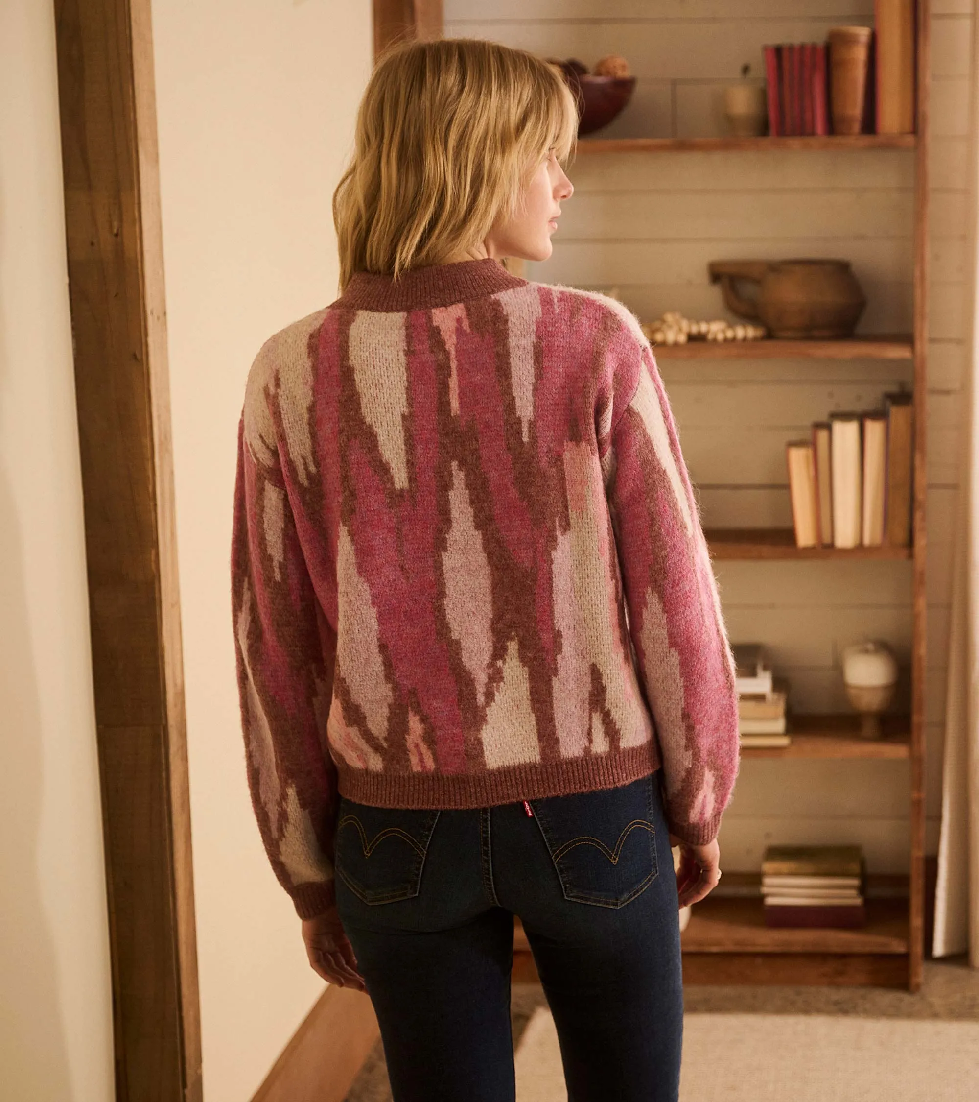 Carmi Pullover - Russet Ikat -Hatley