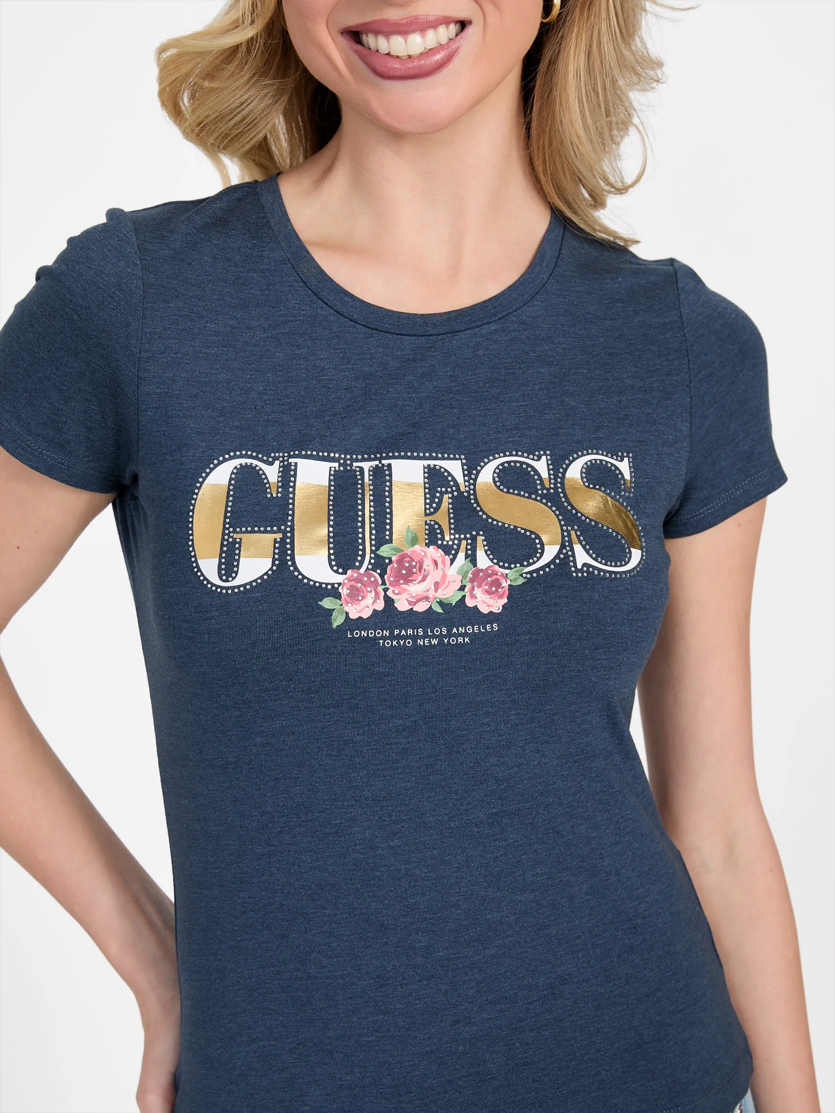 Carri Logo Tee Heather