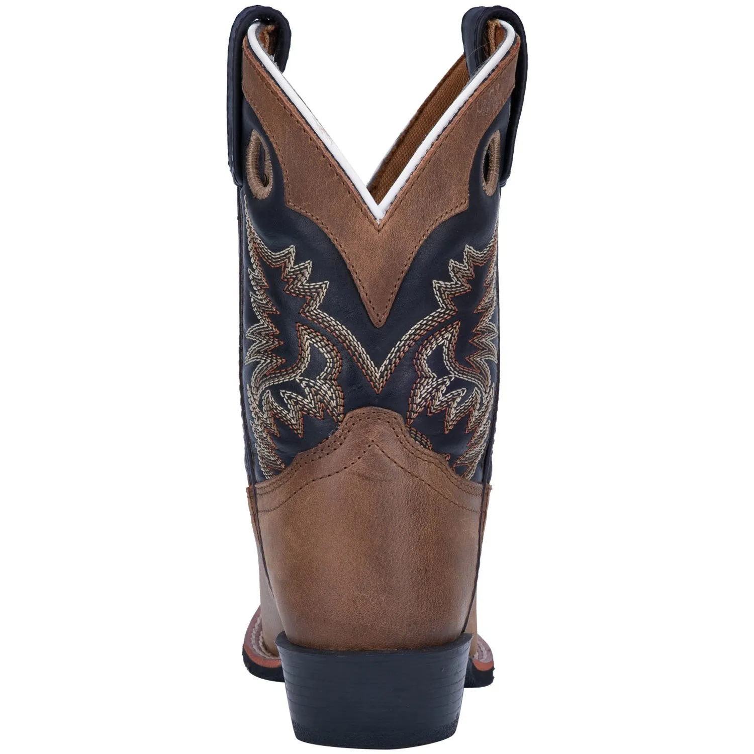 Dan Post Kid's Brown & Black Rascal Square Toe Boot