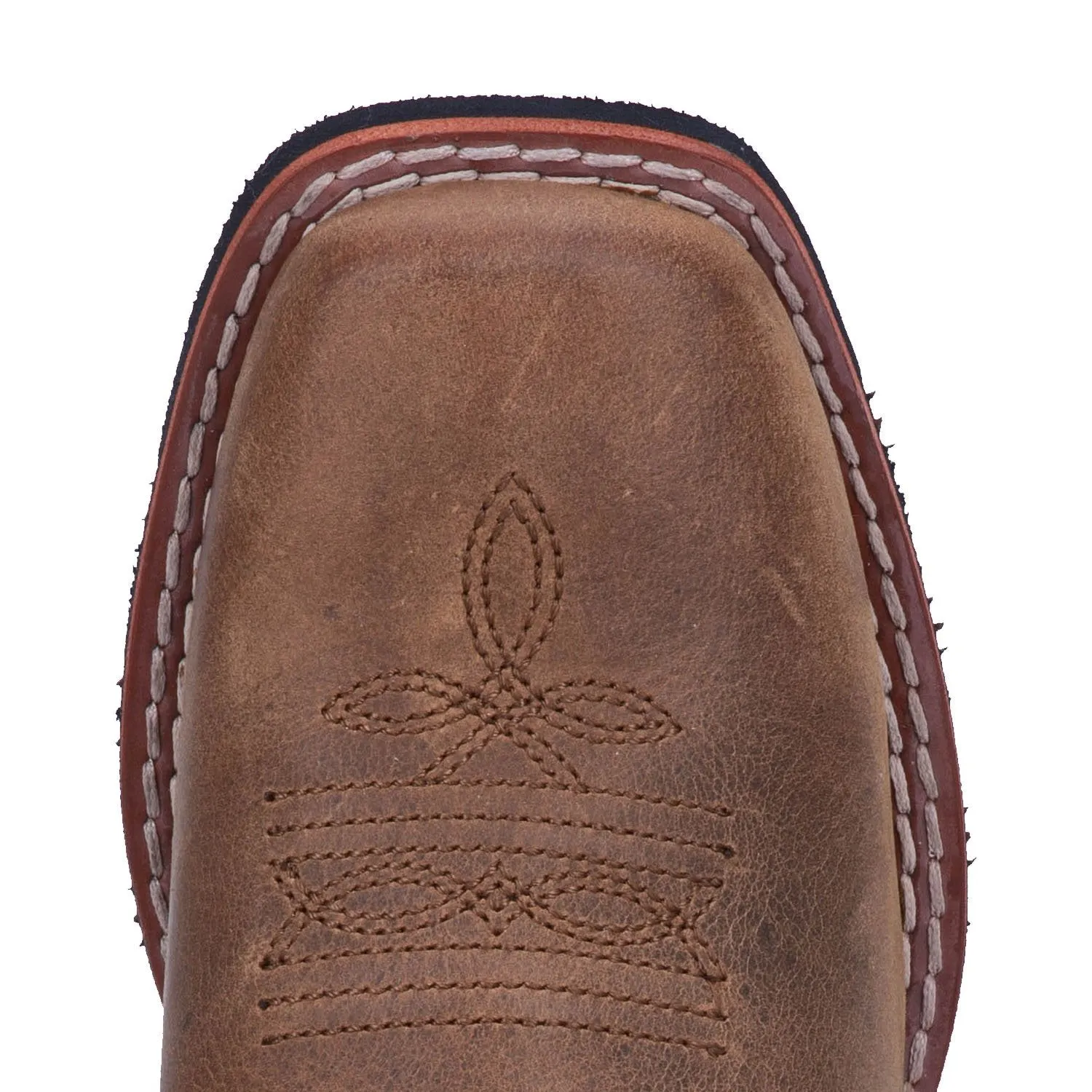 Dan Post Kid's Brown & Black Rascal Square Toe Boot