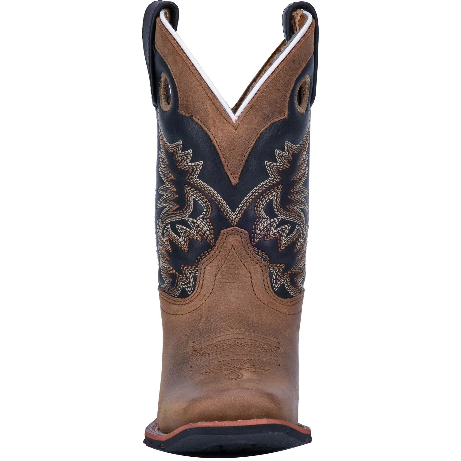 Dan Post Kid's Brown & Black Rascal Square Toe Boot