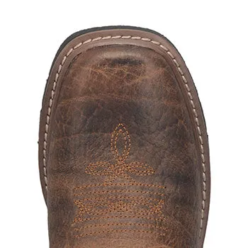 Dan Post Kid's Rust and Blue Square Toe Boots
