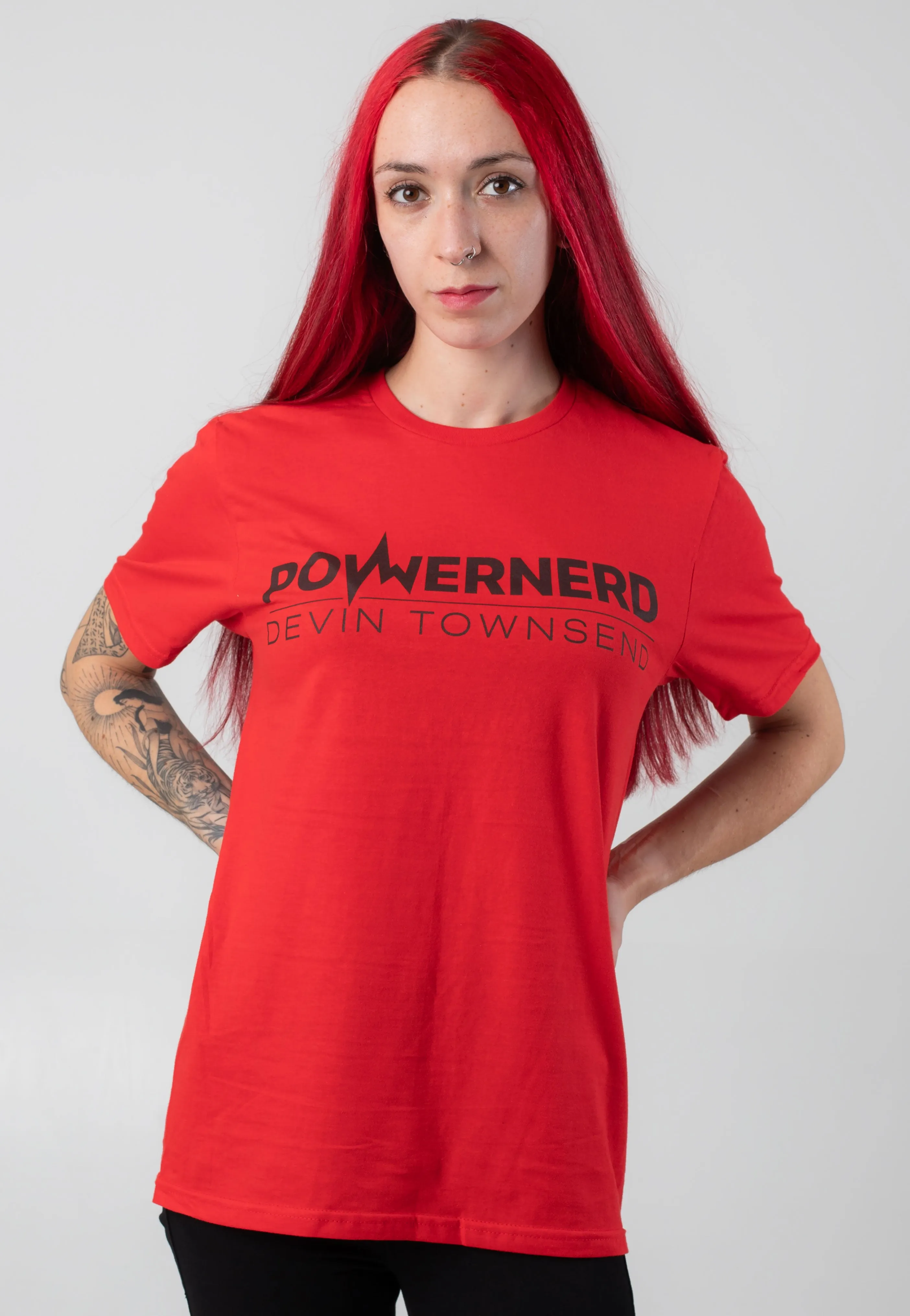 Devin Townsend - Powernerd Logo Red - T-Shirt