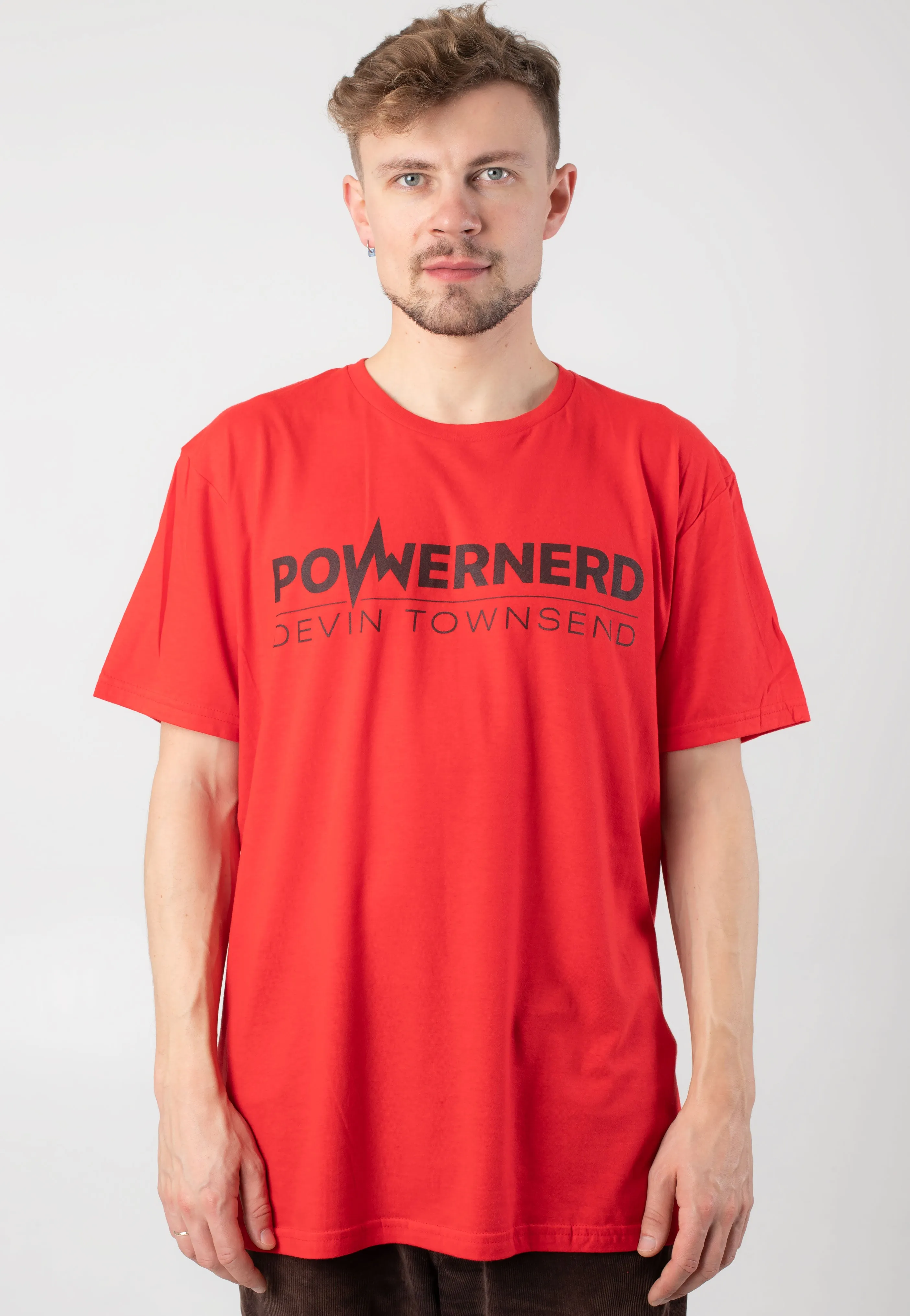 Devin Townsend - Powernerd Logo Red - T-Shirt