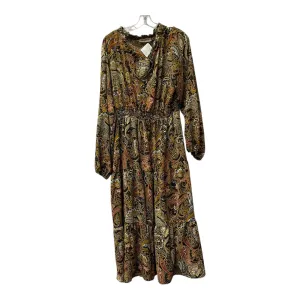 Dress Casual Maxi By Haptics In Brown, Size:2X
